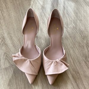 Kate Spade Leather Ruffle Heels